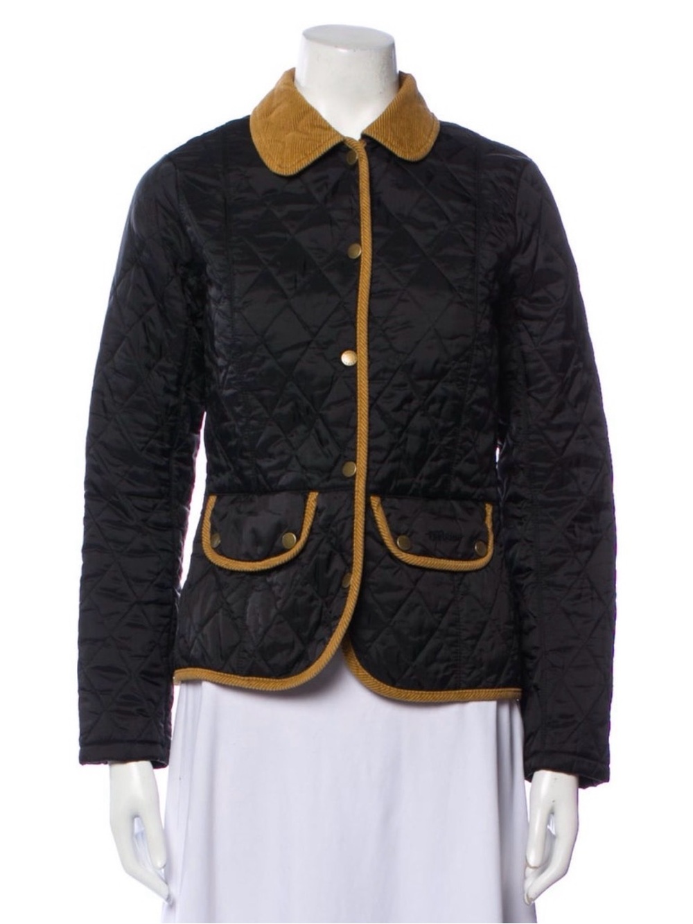 Barbour colorblock pattern utility jacket